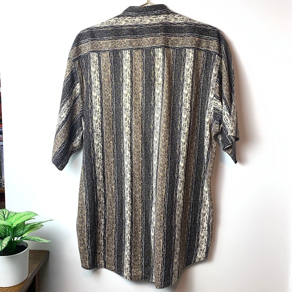 Retro 80s/90s Zeidler & Zeidler Geometric Button Up Shirt - Medium - Picture 3 of 7